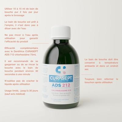 Curasept ADS mondspoelmiddel - 0,12% chloorhexidine 200 Milliliter Curasept ADS mondspoelmiddel - 0,12% chloorhexidine 200 Milliliter