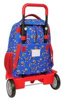 Schoolrugzak met Wielen Mickey Mouse Clubhouse Today Blauw 33 x 45 x 22 cm - thumbnail