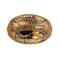 CristalRecord Plafondventilator Greip Ø 49 cm touw beige zwart - thumbnail