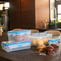 Set 3 Lunchboxen SP Berner super lock Rechthoekig Transparant Plastic (3 Stuks) - thumbnail