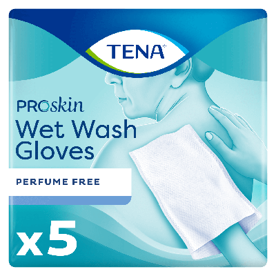 TENA Wet Wash Glove Perfume Free TENA Wet Wash Glove Perfume Free