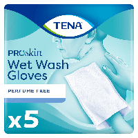 TENA Wet Wash Glove Perfume Free - thumbnail