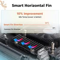 Akasa Gecko Pro M.2 SSD Heatsink - thumbnail