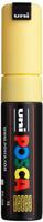 Uni-Posca Posca marker, afm pc-8k, lijndikte 8 mm, breed, straw yellow, 1 stuk - thumbnail