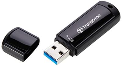 Transcend JetFlash® 700 USB-stick 32 GB Zwart TS32GJF700 USB-A 3.2 Gen 1 Transcend JetFlash® 700 USB-stick 32 GB Zwart TS32GJF700 USB-A 3.2 Gen 1