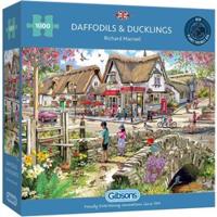 Gibsons Puzzel Daffodils and Ducklings 1000 Stukjes - thumbnail