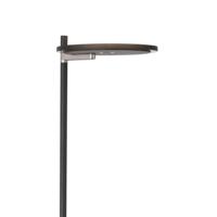 Steinhauer Led leeslamp 2-lichtsTuround 40w - 2200-4000K - 187cm zwart smoke glas - 2989ZW - thumbnail