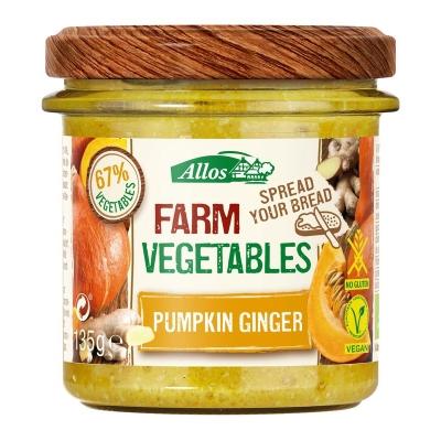 Allos Farm vegetables pompoen & gember bio (135 gr)