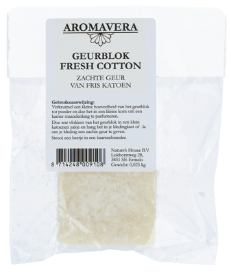 Aroma Vera Geurblok Fresh Cotton Aroma Vera Geurblok Fresh Cotton