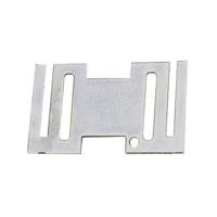 AKO verbindingsplaat 4cm voor hoekisolator | 10 stuks - thumbnail