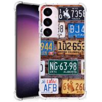 Samsung Galaxy S24 Plus Anti-shock Hoesje met foto Kentekenplaten - thumbnail