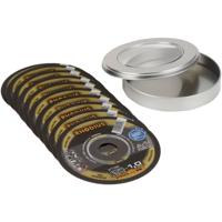 Rhodius XT38 210746 Doorslijpschijf recht 115 mm 1 set(s) RVS, Staal - thumbnail