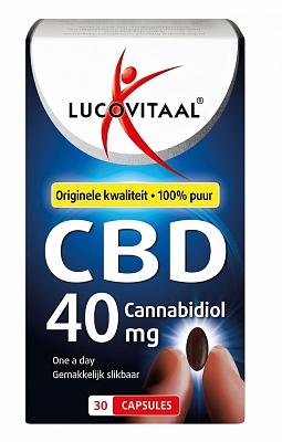 Lucovitaal CBD Cannabidiol 40mg Capsules Lucovitaal CBD Cannabidiol 40mg Capsules