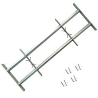 VidaXL Raambeveiliging verstelbaar met 2 dwarsstangen 1000-1500 mm - thumbnail