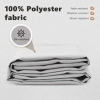 VidaXL Zonnescherm vervangingen rood 1000 x 160 cm polyester canvas - thumbnail