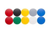 Maul Magneet MAULsolid (Ø x h) 38 mm x 15.5 mm Rond Geel, Rood, Blauw, Wit, Groen, Grijs, Zwart 10 stuk(s) 6163999 - thumbnail