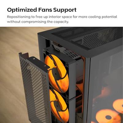 MONTECH Midi-tower Behuizing, Gaming-behuizing, PC-behuizing Zwart MONTECH Midi-tower Behuizing, Gaming-behuizing, PC-behuizing Zwart