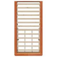 Bedframe met opslag Wasbruin 80 x 200 cm Hout - thumbnail