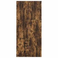 Bedframe Gerookt eiken 200 x 100 x 31.5 cm Bewerkt hout - thumbnail