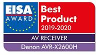 Denon AVR-X2600H, 7.2-Kanaals Av-Receiver, Hifi Versterker, Alexa Compatibel, 8 HDMIi-Ingangen En 2 Uitgangen, Bluetooth En Wifi, Muziekstreaming, Dolby Atmos, Airplay 2, Heos Multiroom, Zwar - thumbnail