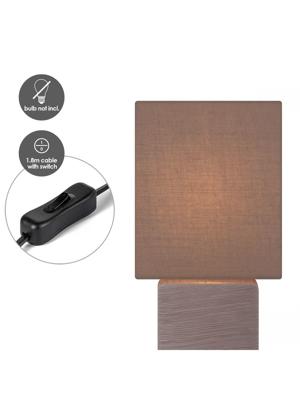 Home sweet home tafellamp Charm ↕ 30 cm - bruin Home sweet home tafellamp Charm ↕ 30 cm - bruin