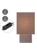 Home sweet home tafellamp Charm ↕ 30 cm - bruin - thumbnail