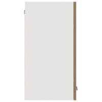 Keukenwandkast 60x31x60 cm spaanplaat ambachtelijk eikenkleurig - thumbnail