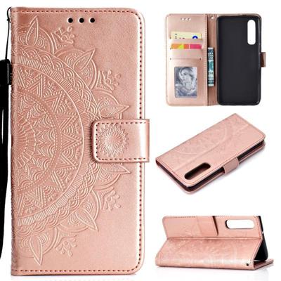 Voor Xiaomi Mi 9 SE Totem Flower Reliëf Horizontale Flip TPU + PU Lederen Hoesje met Houder &Amp; Kaart Slots &Portemonnee (Rose Gold) Voor Xiaomi Mi 9 SE Totem Flower Reliëf Horizontale Flip TPU + PU Lederen Hoesje met Houder &Amp; Kaart Slots &Portemonnee (Rose Gold)