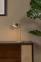 Lucide GIAN - Tafellamp - LED Dimb. - 1x9W 2700K - Taupe - thumbnail