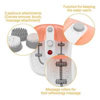 Medisana FS 883 Foot Spa voetenbad/relaxapparaat 80 W Oranje, Wit - thumbnail