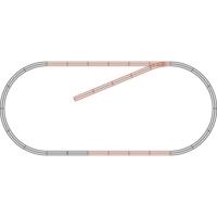 H0 Roco GeoLine (met ballastbed) 61101 Uitbreidingsset 1 set(s) - thumbnail