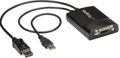 Adapter DisplayPort naar DVI Startech DP2DVID2 Zwart