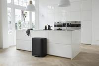Brabantia Bo pedaalemmer 60 liter matt black - thumbnail