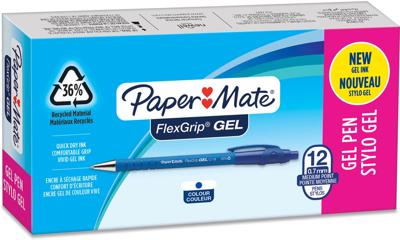 Gelschrijver Paper Mate FlexGrip medium blauw