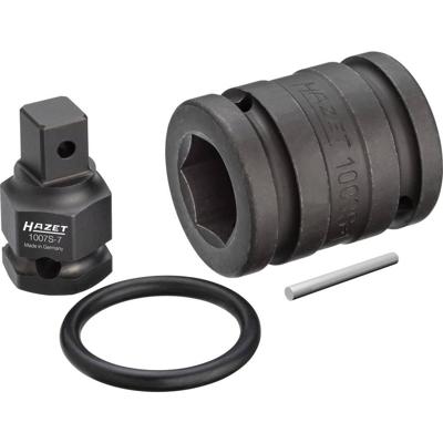 HAZET Adapter verloopstuk 1007S-7/4 · 3/4 inch (20 mm) vierkant hol · 1/2 inch (12,5 mm) vierkant massief · 4-delig