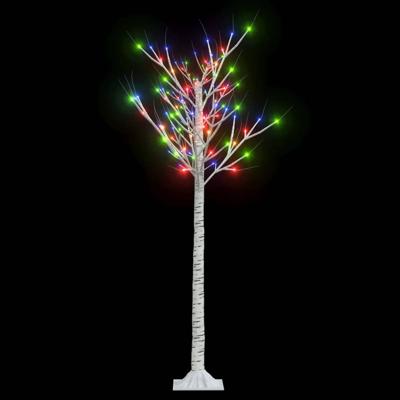 VidaXL Kerstboom wilg 140 meerkleurige led&apos;s binnen en buiten 1,5 m