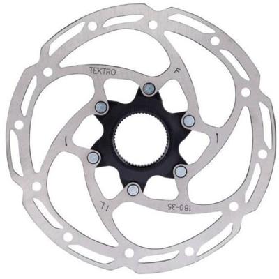 Tektro remschijf tr180-351 ø180mm centerlock zilver (werkplaatsverpakking)