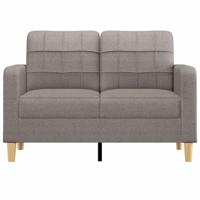 Tweezitsbank 120 cm stof taupe - thumbnail