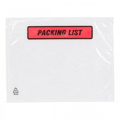 Paklijstenvelop 'packing list' 220 x 160 mm c5 formaat Paklijstenvelop 'packing list' 220 x 160 mm c5 formaat