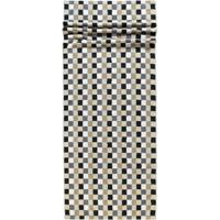 Cawö Cawo Lifestyle Karo Saunahanddoek 7047 Kiezelsteen-37 70x180 - thumbnail