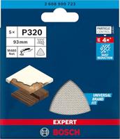 Bosch Accessoires Expert M480 schuurnet voor deltaschuurmachines 93 mm, K320 - 1 stuk(s) - 2608900723 - thumbnail