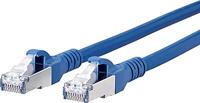 Metz Connect 1308455044-E RJ45 Netwerkkabel, patchkabel CAT 6A S/FTP 5.00 m Blauw Snagless 1 stuk(s) - thumbnail