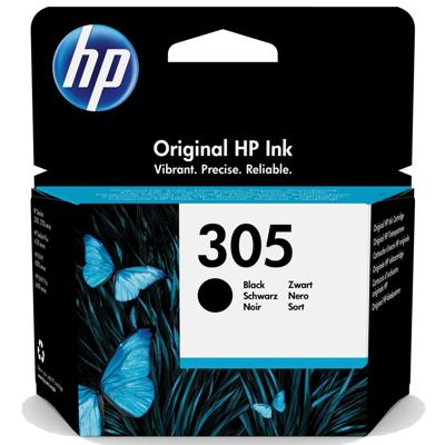 HP Inktcartridge 305 Origineel Zwart 3YM61AE