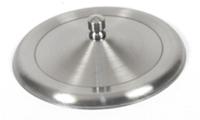 Gerimport Pannendeksel 9 Cm Rvs Zilver - thumbnail