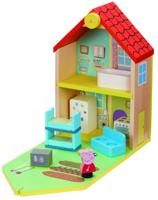 Peppa Pig - Wooden Dollhouse w. Figure and Furniture (20-00114) - thumbnail