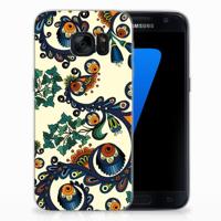 Siliconen Hoesje Samsung Galaxy S7 Barok Flower - thumbnail