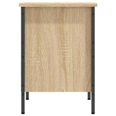 VidaXL Schoenenkast 38x35x50 cm bewerkt hout sonoma eikenkleurig