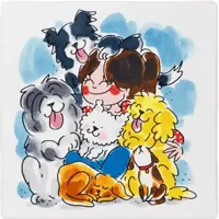 Blond Amsterdam tegel hond - thumbnail