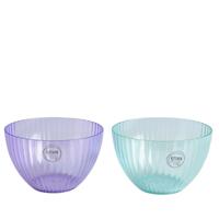 Diversen Schaal kunststof 25,3cm doorsnee 2 assorti kleur - thumbnail