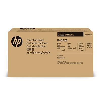 Samsung CLT-P4072C zwarte/cyaan/magenta/gele tonercartridges, 4-pack